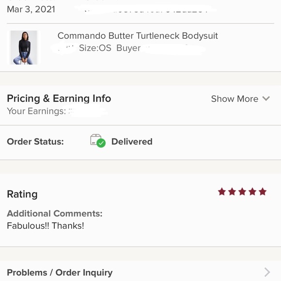 Commando Butter Turtleneck Bodysuit - Picture 7 of 9